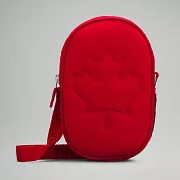 Lululemon Future Legacy Crossbody Bag Crimson Red - Picture 1 of 9